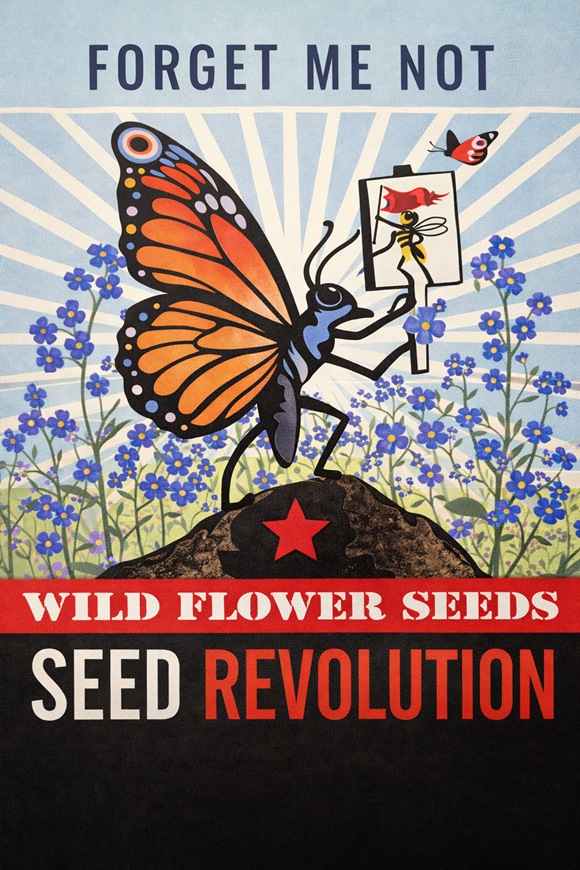 Forget Me Not (Myosotis sylvatica) – Wildflower Seed